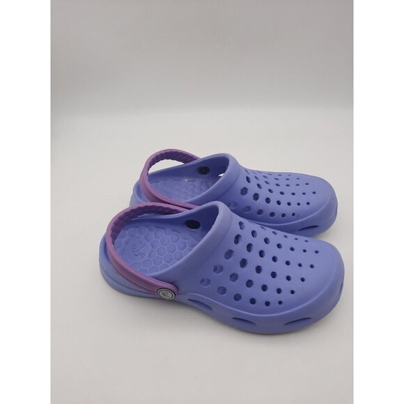 Joybees Kids Active Clog Durable & Comfortable Slip On Purple Size Junior 2 - Picture 2 of 14